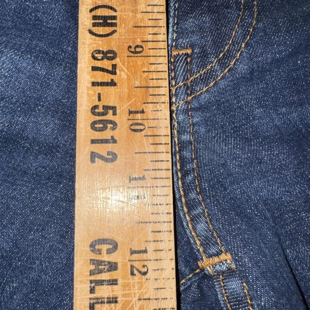 Levis 511 Mens Straight Leg Jeans 44x32 (40x32) Stretch Blue 5 Pocket Dark Wash